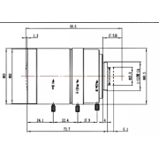Промышленный вариофокальный объектив 4-18мм тип C Mount формат 1/1.8" 3 Мп